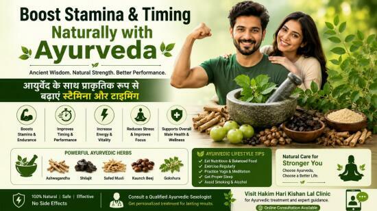 Boost Stamina & Timing Naturally With Ayurveda Clinic in Delhi