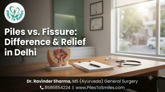 Understanding the Difference Between Piles and Fissure: Symptoms, Causes, and Non-Surgical Relief