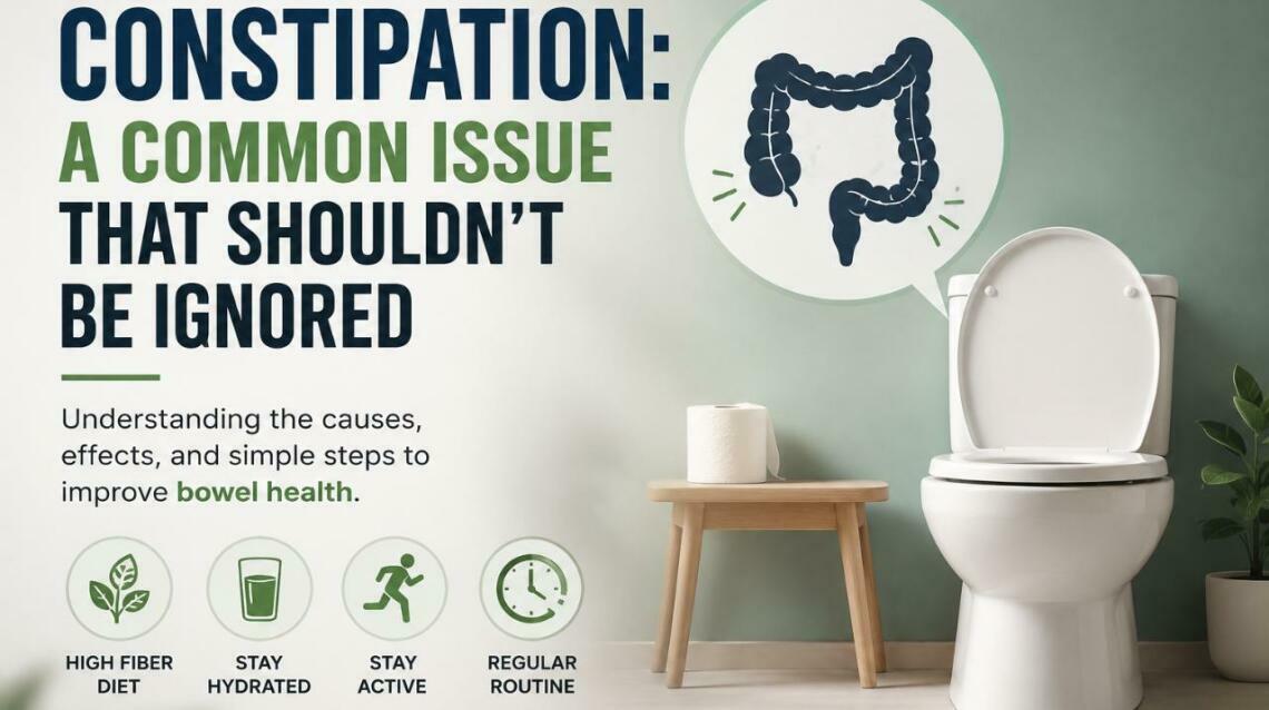 Constipation: A Common Digestive Issue That Shouldn’t Be Ignored