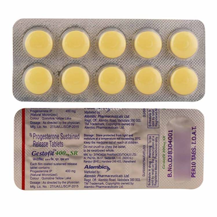 gestofit 400 mg capsule sr uses dosage side effects composition