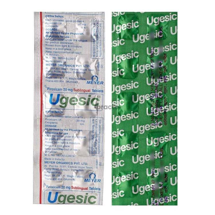 ugesic 20 mg tablet uses dosage side effects price composition ugesic 20 mg tablet by meyer organics pvt ltd