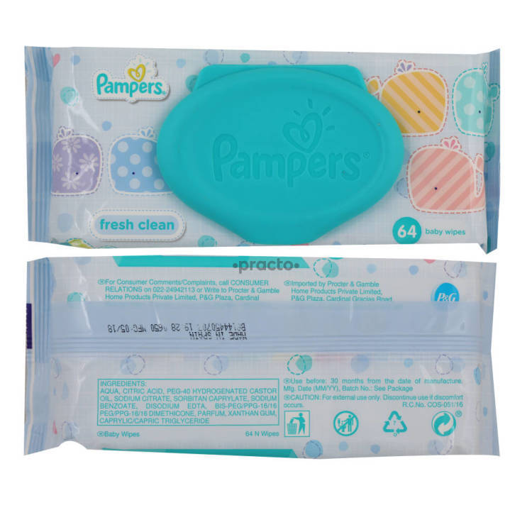 pampers baby wipes fresh clean