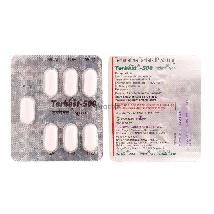 Terbest 500mg Tablet 7 S