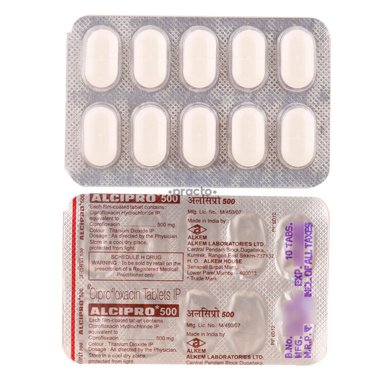 Alcipro 500 MG Tablet Uses Dosage Side Effects Price Composition 