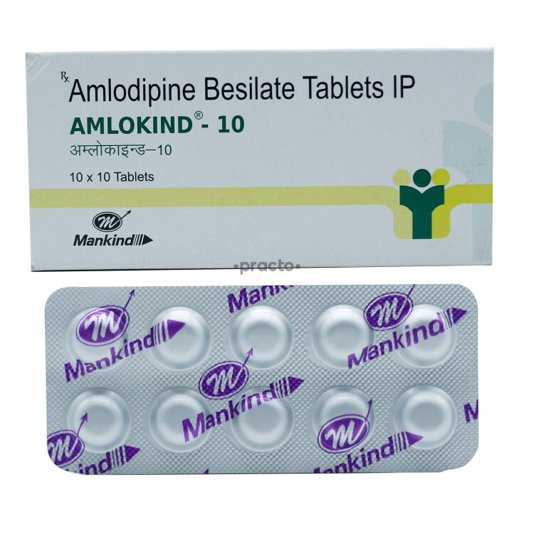 Amlokind 10 MG Tablet - Uses, Dosage, Side Effects, Price, Composition ...