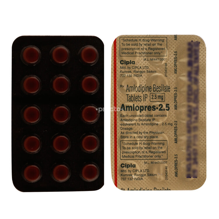 norvasc 2.5 mg tablet
