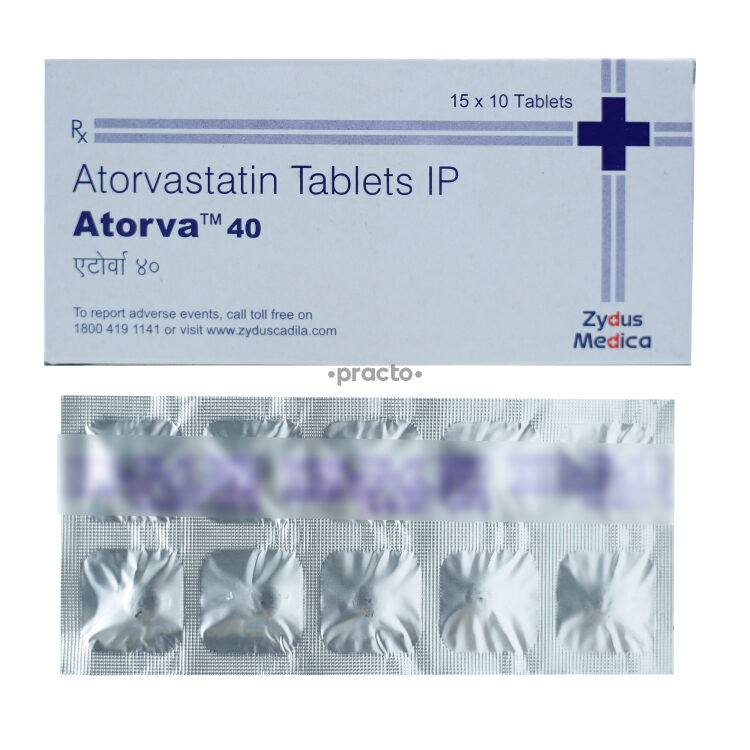 Atorva 40 MG Tablet Uses, Dosage, Side Effects, Price, Composition