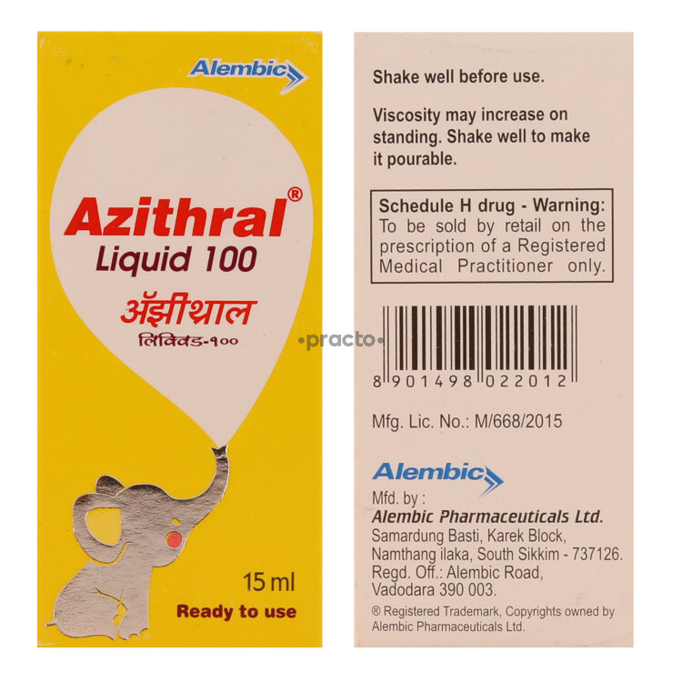 Azithral 100 MG Syrup Uses, Dosage, Side Effects, Price, Composition