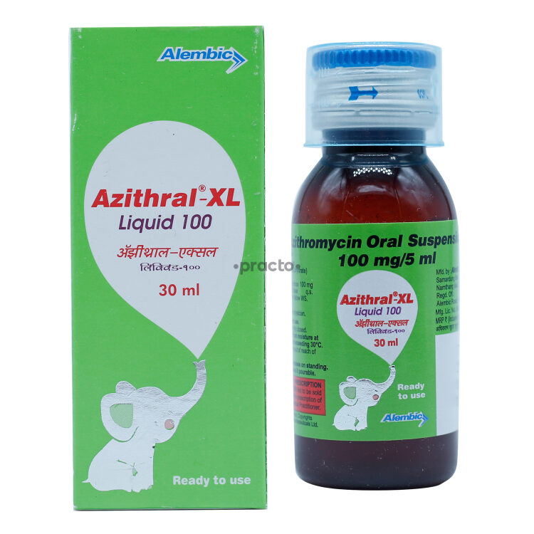 Azithral Xl 100 MG Liquid Uses, Dosage, Side Effects, Price