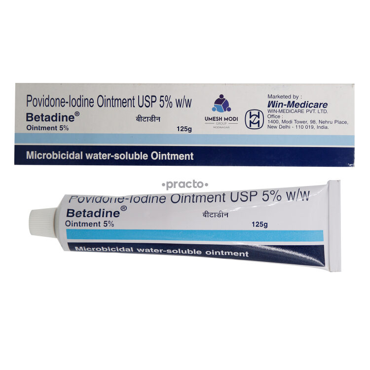 Betadine 5 Ointment Uses, Dosage, Side Effects, Price, Composition