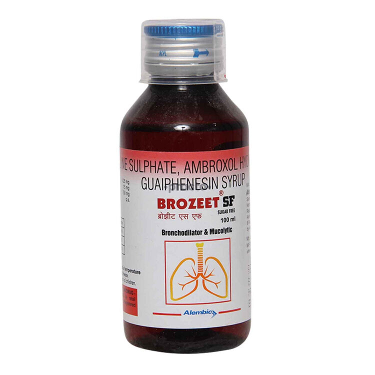 Brozeet SF Syrup Uses, Dosage, Side Effects, Price, Composition Practo