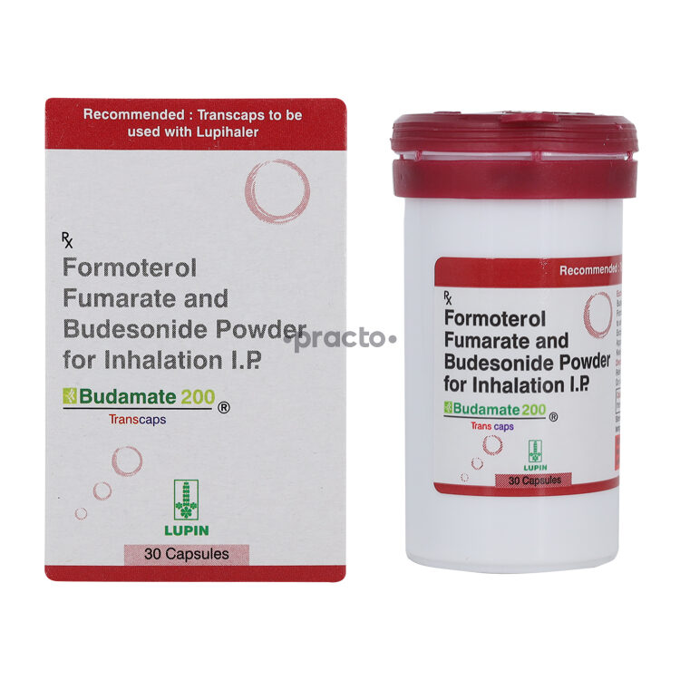 Budamate 200 Transcaps Uses, Dosage, Side Effects, Price, Composition