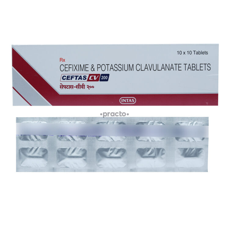 Ceftas CV 200 125 Mg Tablet Uses Dosage Side Effects Price 