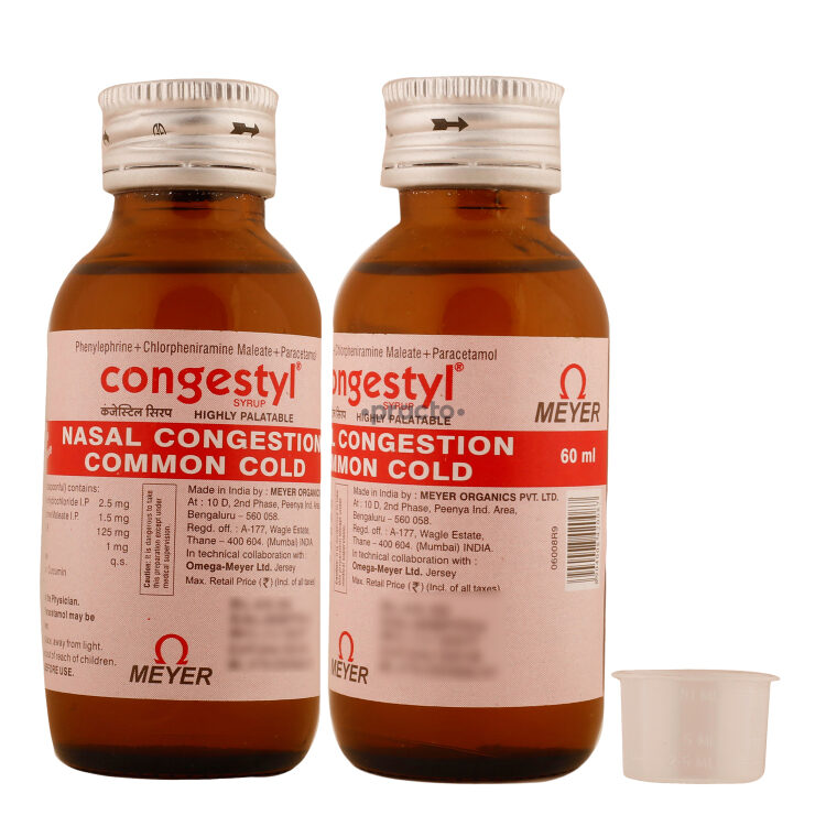 Congestyl Syrup - Uses, Dosage, Side Effects, Price, Composition | Practo