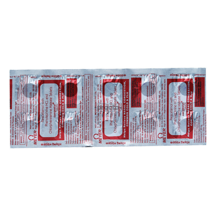 Congestyl Tablet - Uses, Dosage, Side Effects, Price, Composition | Practo