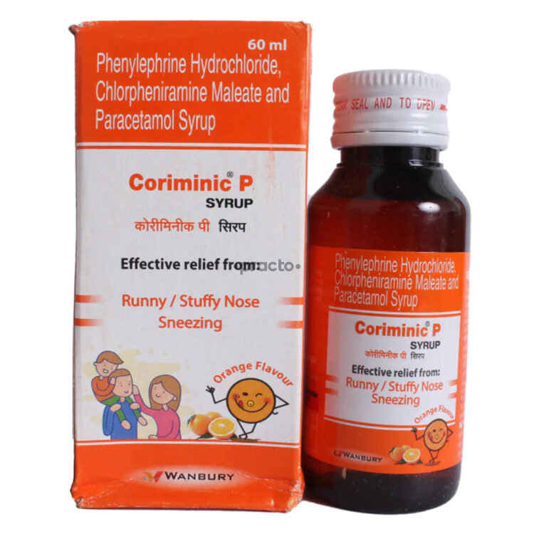 Coriminic P Syrup Uses, Dosage, Side Effects, Price, Composition Practo