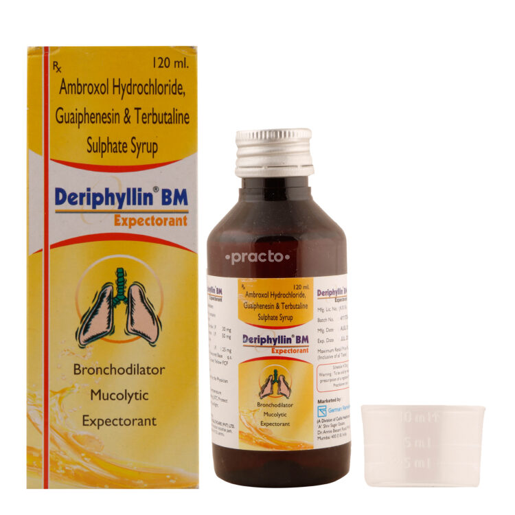 Deriphyllin BM Expectorant Uses, Dosage, Side Effects, Price