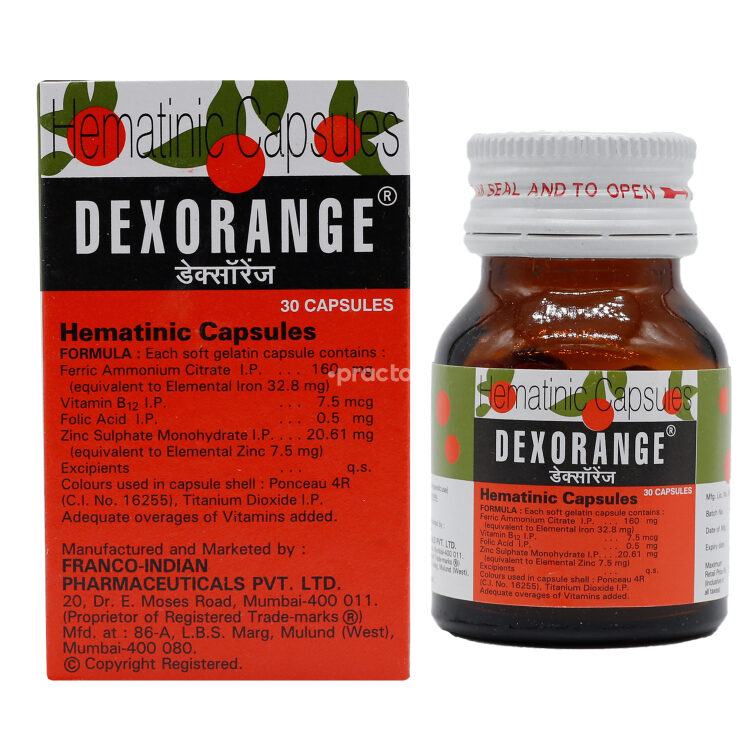 FRANCO INDIA PHARMACEUTICALS P DEXORANGE Capsule 30`S
