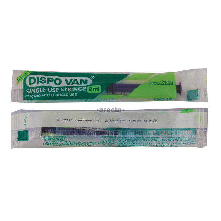 Hindustan Syringes & Medical Devices Ltd. Dispo Van Syringe 2 ml Buy