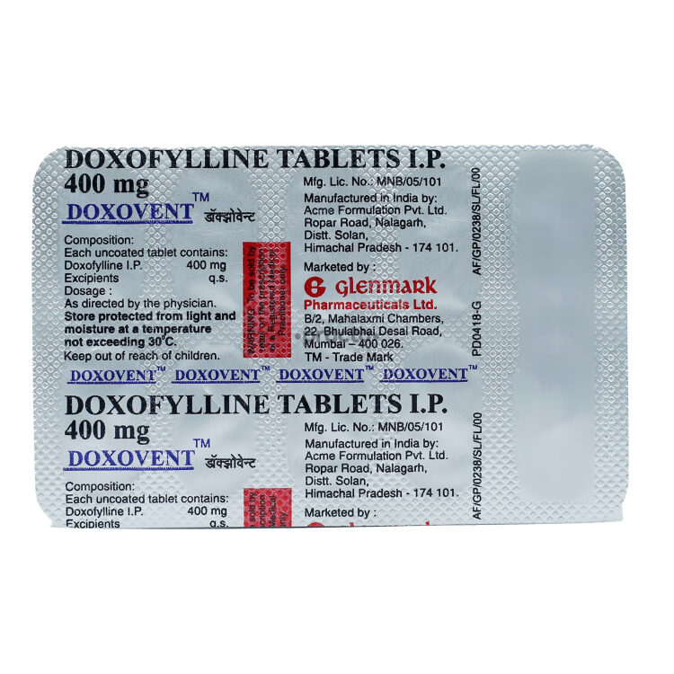 Doxovent 400 MG Tablet Uses, Dosage, Side Effects, Price, Composition