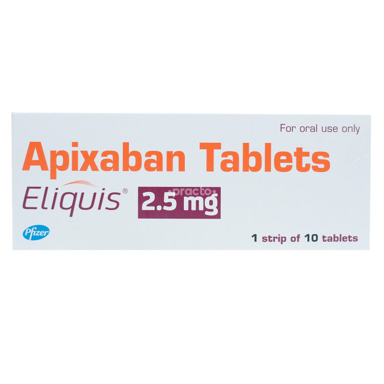 Eliquis 2 5 Mg Tablet Uses Dosage Side Effects Price Composition 