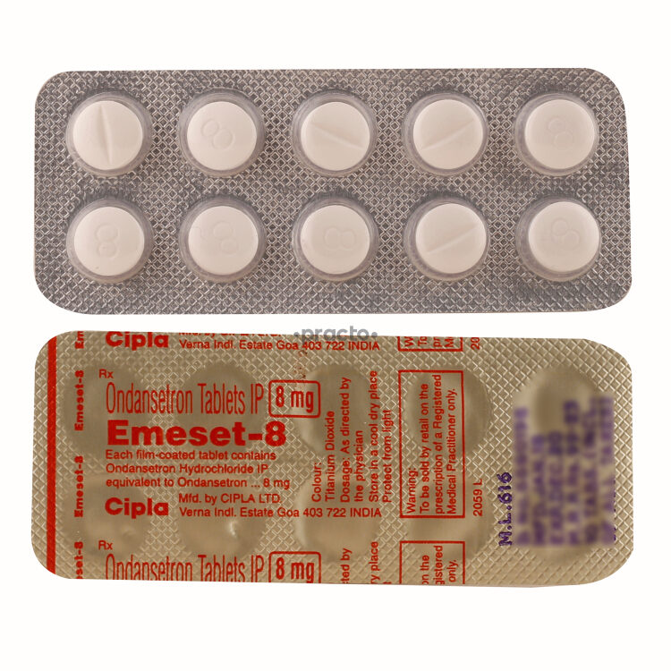 Emeset 8 Mg Tablet Uses Dosage Side Effects Price Composition Practo