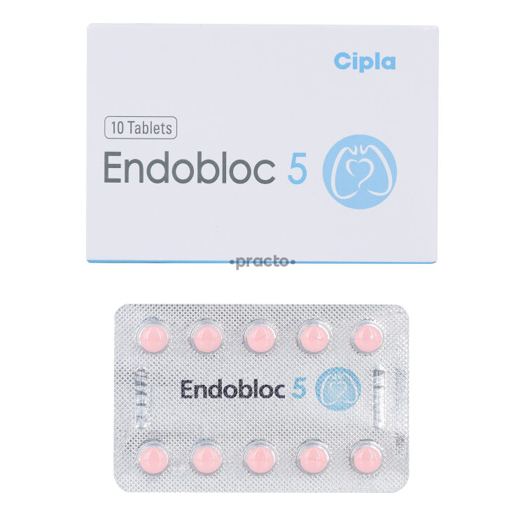 Endobloc 5 mg Tablet Uses, Dosage, Side Effects, Price, Composition