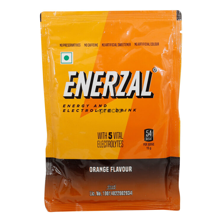 Fdc Ltd Enerzal Orange Powder Sachet 50 g Buy Online at Best Price