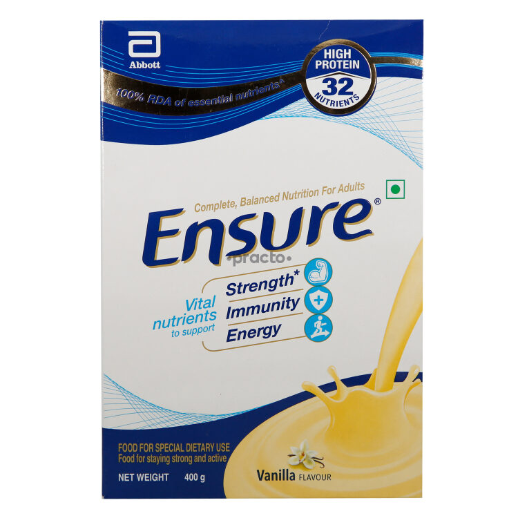 ABBOTT INDIA LTD (NUTRITION) ENSURE VANILA POWDER REFIL   400GM