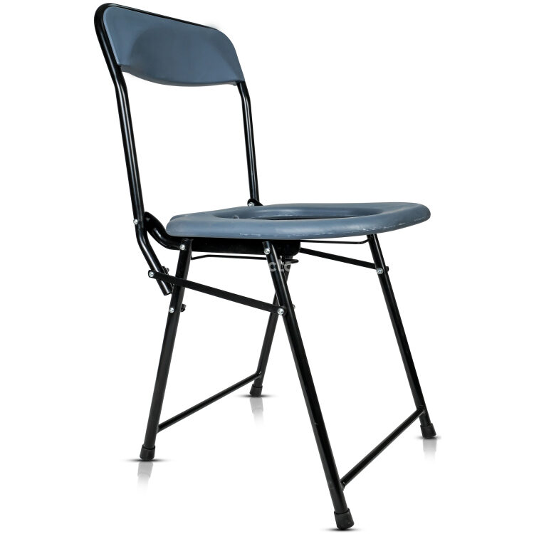 THERYCO HEALTHCARE SOLUTION PVT LTD ENTROS COMMODE CHAIR & BATHING FOLDABLE CHAIR OVAL CUT  C779A 1`S