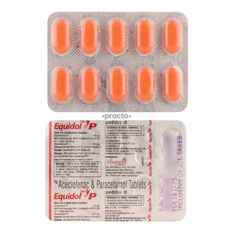 Equidol P Tablet Uses Dosage Side Effects Price Composition Practo