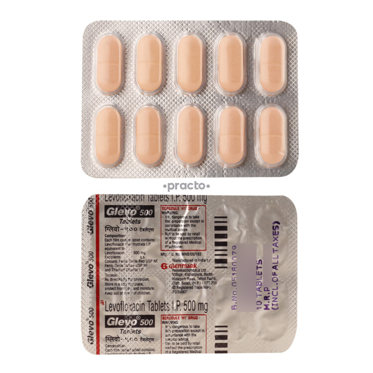 Glevo 500 MG Tablet Uses, Dosage, Side Effects, Price, Composition