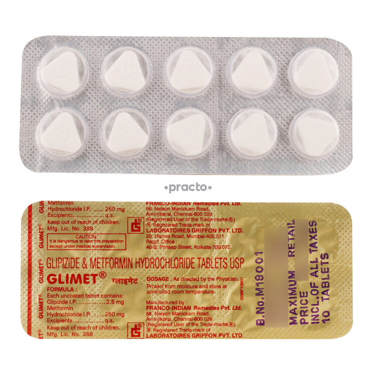 Glipizide Metformin 5 500mg