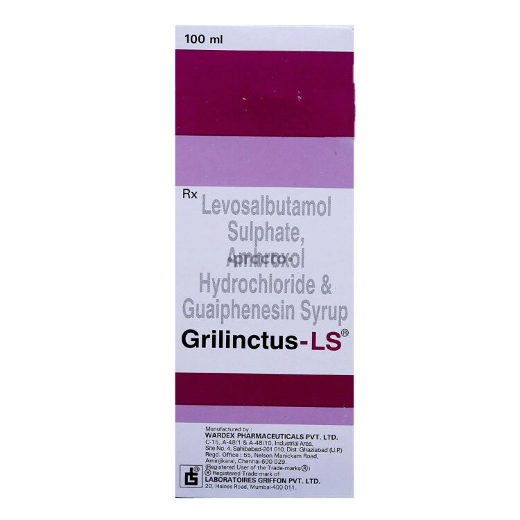 GrilinctusLS Syrup Uses, Dosage, Side Effects, Price, Composition