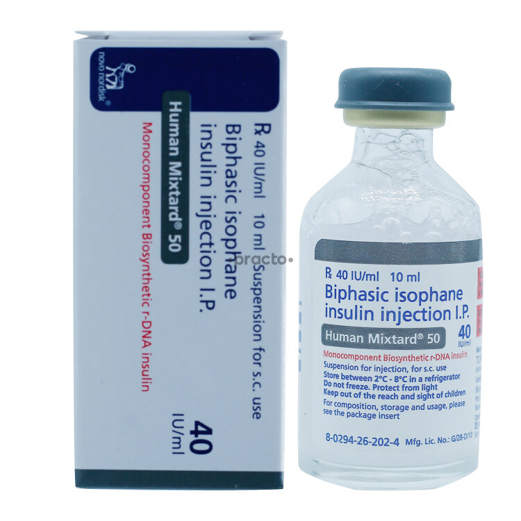 Human Mixtard 50 Injection Uses, Dosage, Side Effects, Price