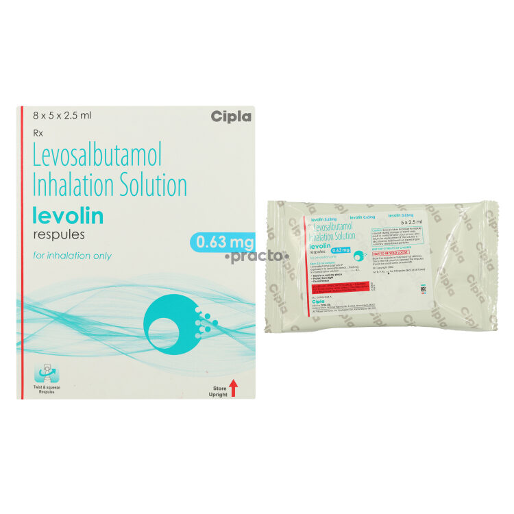 Levolin 0.63 mg Respules Uses, Dosage, Side Effects, Price