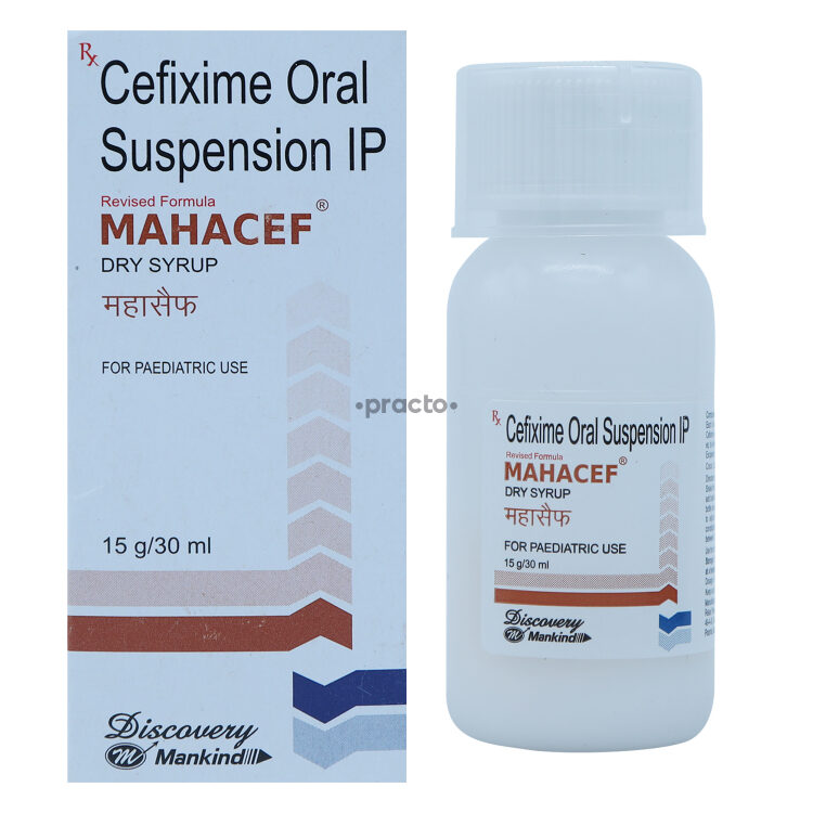 Mahacef 50 MG Dry Syrup Uses, Dosage, Side Effects, Price