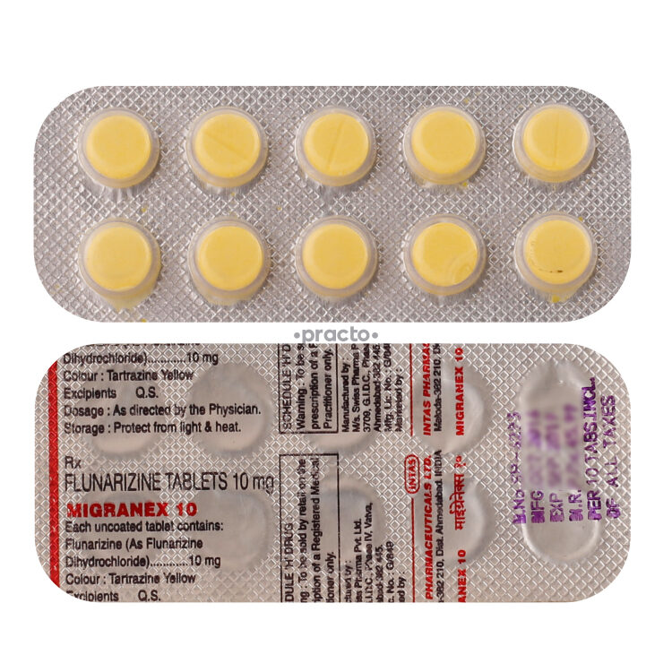 Migranex 10 MG Tablet Uses, Dosage, Side Effects, Price, Composition