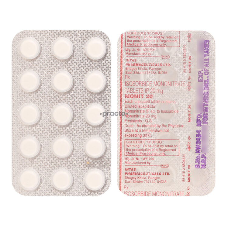 Monit 20 MG Tablet Uses, Dosage, Side Effects, Price, Composition