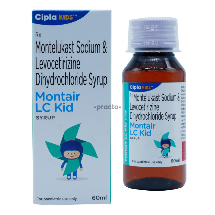 Montair Lc Kid Syrup Dosage For 4 Year Old Montair LC (2.5/4 mg) Syrup - Uses, Dosage, Side Effects, Price