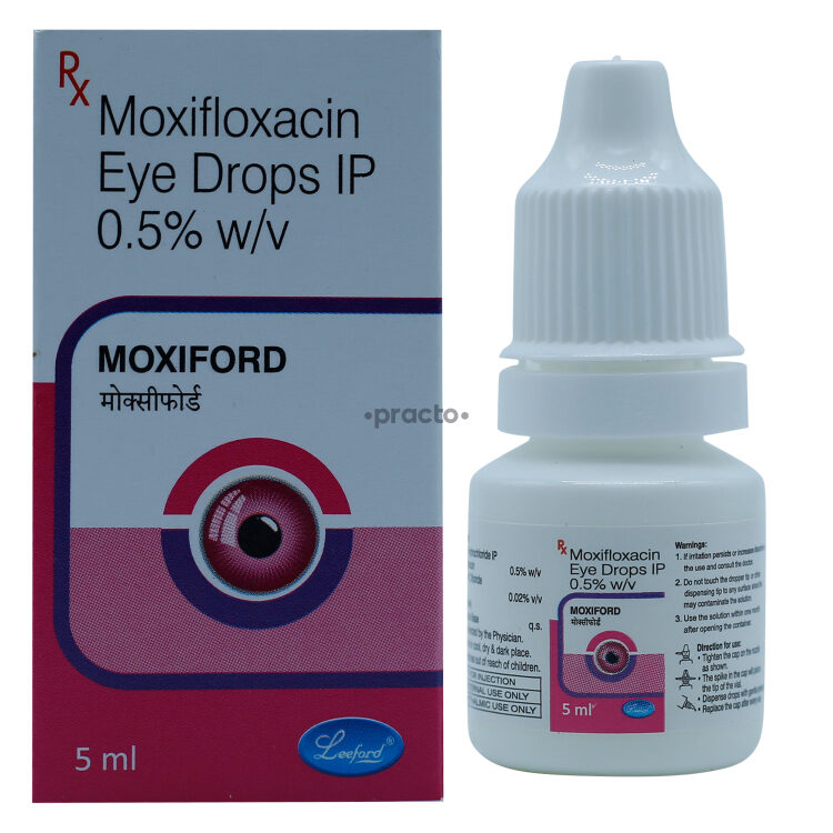 Moxiford 0.5 Eye Drops Uses, Dosage, Side Effects, Price