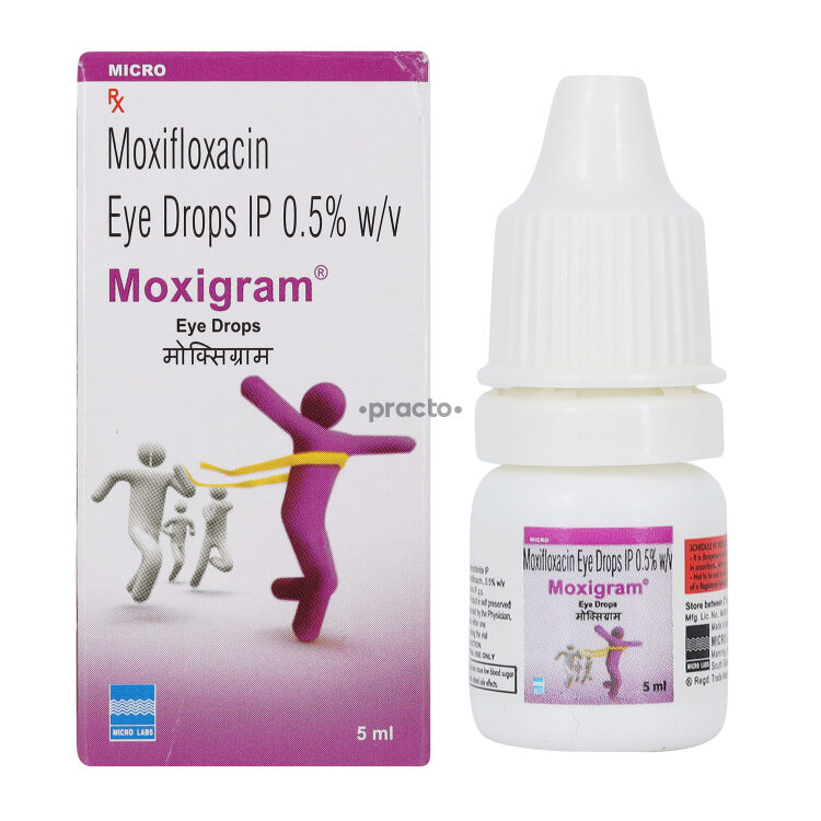 Moxigram 0.5 Eye Drops Uses, Dosage, Side Effects, Price