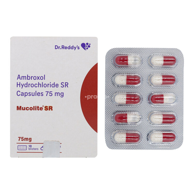Mucolite 75 mg Capsule SR Uses, Dosage, Side Effects, Price