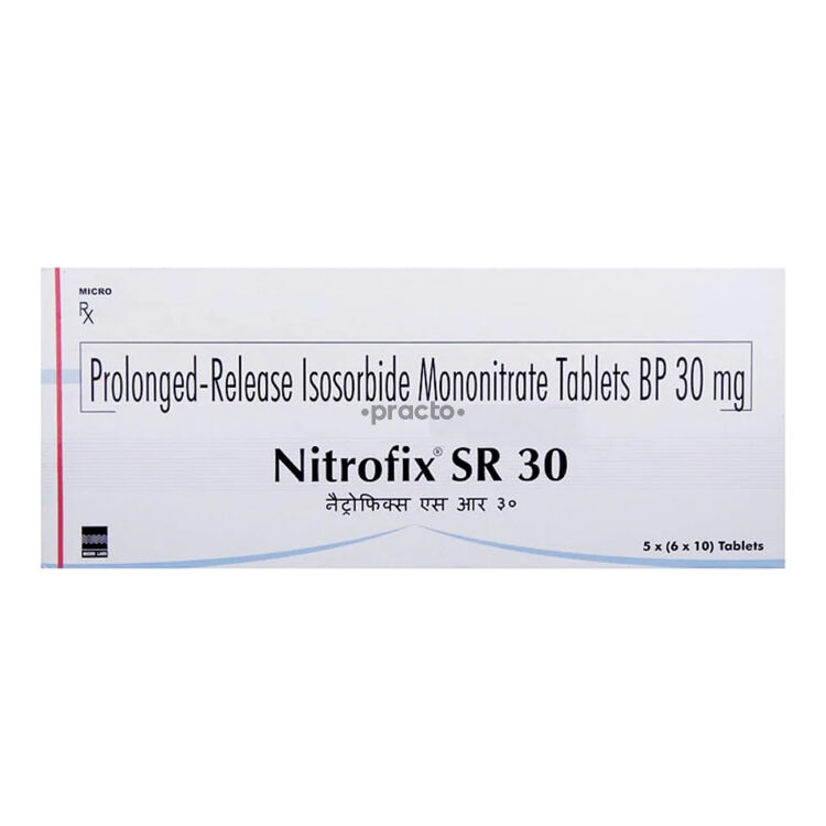 Nitrofix 30 MG Tablet SR Uses, Dosage, Side Effects, Price