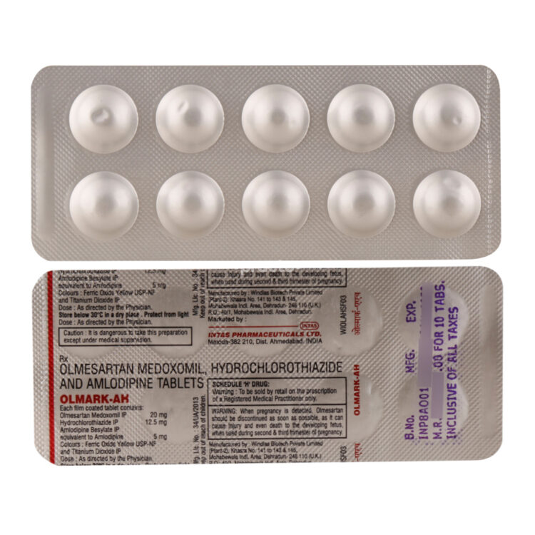 Olmark-AH Tablet - Uses, Dosage, Side Effects, Price, Composition | Practo