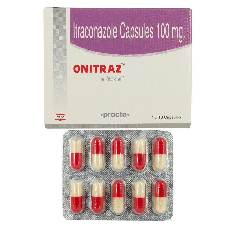 Onitraz 100 MG Capsule - Uses, Dosage, Side Effects, Price, Composition ...