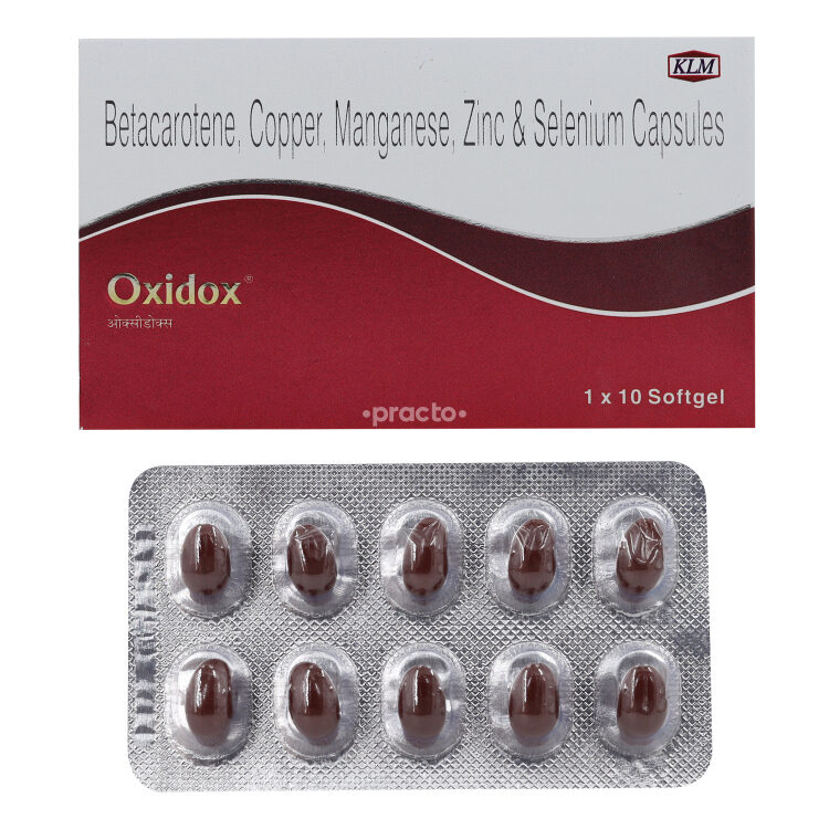 KLM PHARMACEUTICALS OXIDOX CAPSULE  10`S
