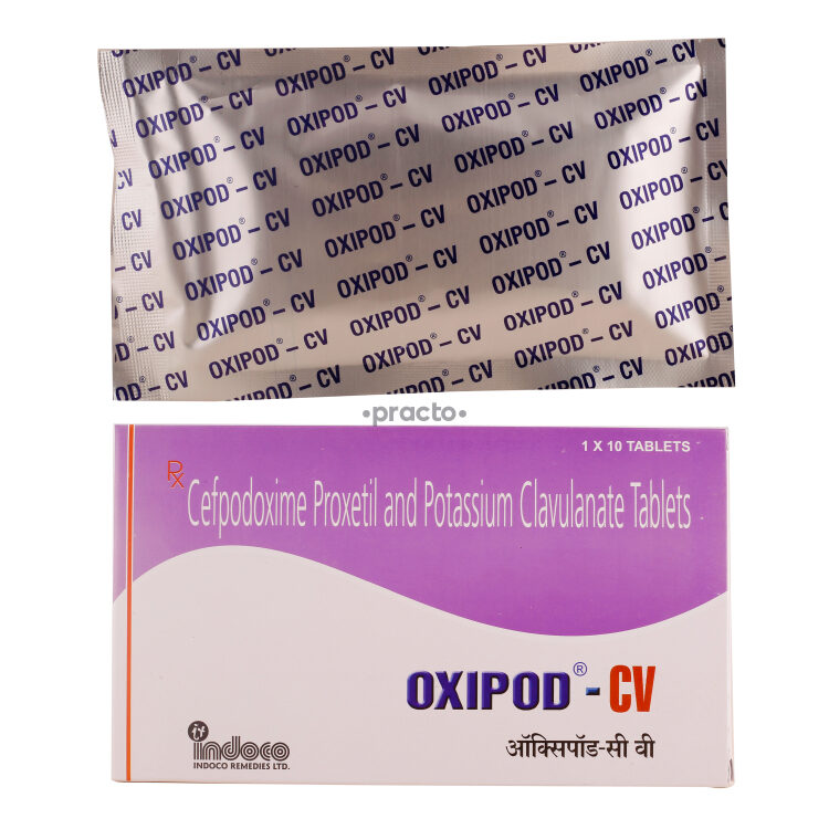 Oxipod CV (200/125 mg) Tablet Uses, Dosage, Side Effects, Price