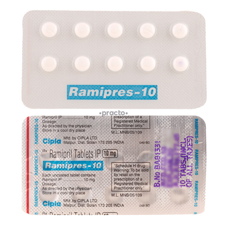 Ramipres 10 MG Tablet Uses, Dosage, Side Effects, Price, Composition