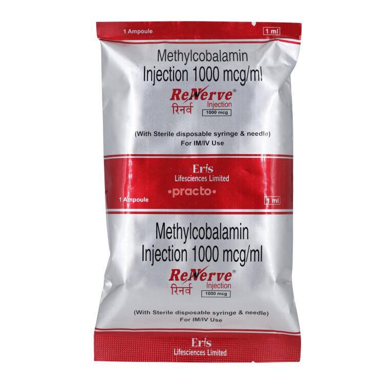 Renerve 1000 MCG Injection - Uses, Dosage, Side Effects, Price